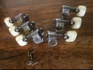 Vintage 1968 Grover Futura Pat Pend Tuners For Ace Frehley Gibson Les Paul Pearl
