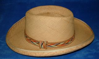 Vintage Mens Supernatural Ecuadorian Panama Soft Touch Hat Size 7 - 1/4 Equadorian