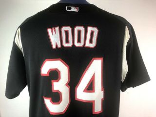 Vintage Chicago Cubs Majestic Baseball Jersey Large Kerry Wood 03 All Star Game 2