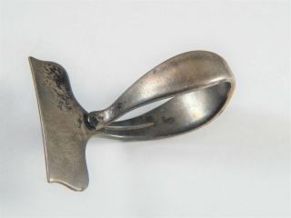 Antique Vintage Tiffany & Co Sterling Silver Baby Food Pusher Monogram PRL 4