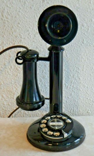 Western Electric 20 Al Vintage Dial Candlestick Telephone Wired &