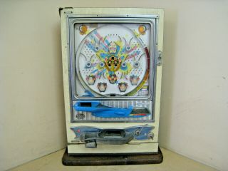 Vintage Rare Star Sankyo Pachinko Japanese Dx Pinball Slot Machine In Wood