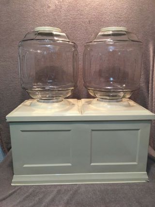 Rare Vintage Beverage Dispensing Soda Fountain with 2 Glass Globes 9