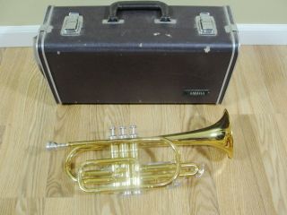 Vintage Yamaha Cornet Ycr2310ii Ycr2310 - 2 W/instrument Case Mouthpiece (trumpet)