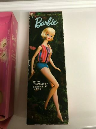 Vintage 1964 Barbie American Girl (titian) Empty Box Decent