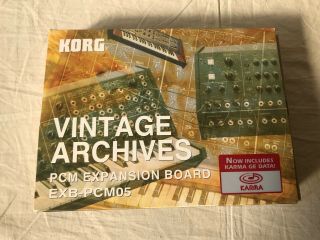 Korg Exb - Pcm05 Vintage Archives Expansion Card W/ Box Karma