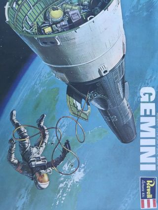 Revell 1/24 Gemini Space Capsule Model Kit Vintage 1965 4