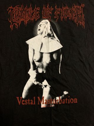 Authentic vintage cradle of filth t shirt Xl 3
