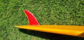 Vintage Hawaiian Surfboard Single fin Pipe style board 4