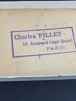 Vintage WW1 1918 Charles Pillet Trench Pocket Lighter - - In The Box 5