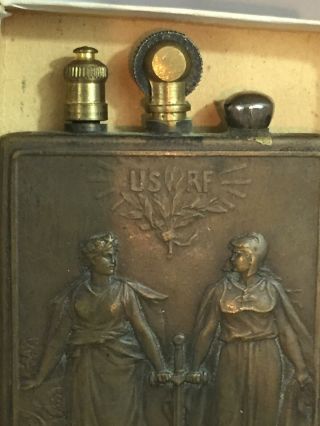 Vintage WW1 1918 Charles Pillet Trench Pocket Lighter - - In The Box 8