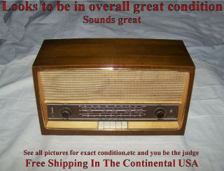 Vintage Grundig Shortwave Bc (am) Fm Pu/tr Radio Model 2540 U