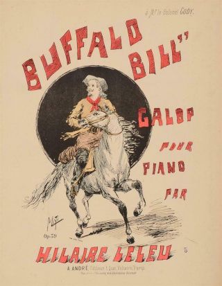 Vintage Music Notes For Buffalo Bill