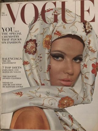 9 Vintage 1964 Vogue Magazines Ladies Fashion Audrey Hepburn 5