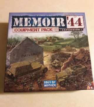 Memoir 44 Equipment Pack 100 Complete Out Of Print Very Rare