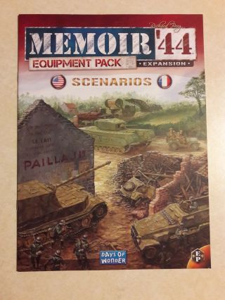 Memoir 44 Equipment Pack 100 Complete Out of Print Very Rare 6