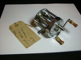 Rare 1936 Shakespeare No.  1959 " Intrinsic " Model He Casting Reel From Pflueger 