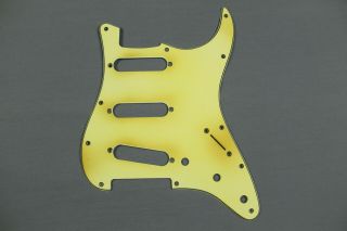 Mjt Official Vintage Style 3 Ply Green Pick Guard Aged By Mark Jenny