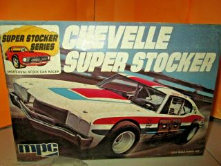 Vintage Mpc Chevelle Stocker Model Kit 1 - 2752 1:25 Scale