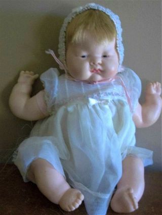 Vintage 16 " Vogue Infant Baby Dear W/ Clothes Doll Crier Fine
