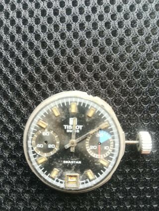 Tissot seastar navigator chronograph Valjoux R 7734 solid as - is. 2