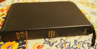 Vintage 1945 Scofield Reference Bible,  Morocco Leather,  Silk Sewed,  King James