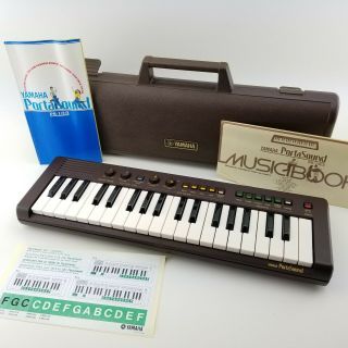 Vtg Yamaha Portasound Ps - 2 Electronic Mini Keyboard 37 Key Portable Piano & Case