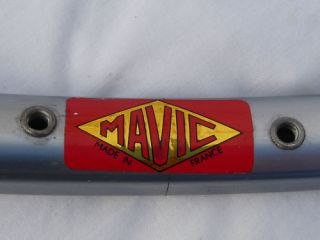 Mavic Rim Single 36 Hole 21.  5mm Hard Grey Anodized Vintage Road Bike Nos