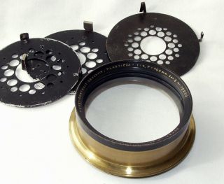 Oskar Zwierzina Plasticca 400mm/4 With 3 Diffusion Discs - Rare