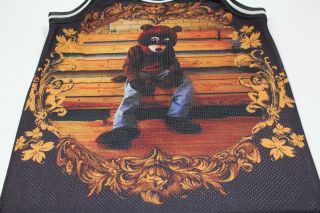 Rare Vintage Kanye West College Dropout 2004 Basketball Jersey Sz XL Album Cover 6