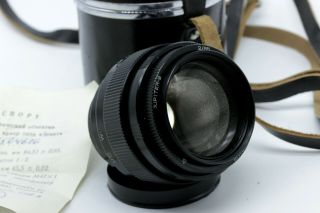 Vintage Export JUPITER - 9 2/85 M42 lens USSR Zeiss Best Portrait in USSR JP08 4