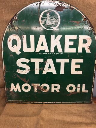 Vintage Quaker State Motor Oil