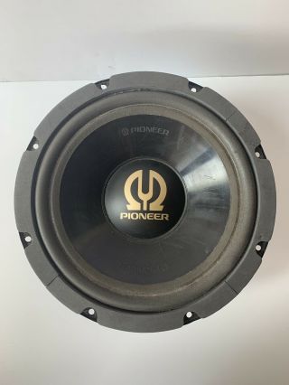 Pioneer Ts - W301c Vintage Vtg 12” Enclosure Type Subwoofer 400w