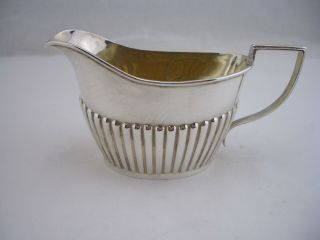 Queen Anne Style Silver Cream Jug - Chester 1907 - Blankensee & Sons