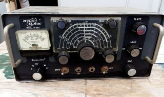 Vintage Multi - Elmac Af - 68a Ham Radio Transmitter - For Repair Or Restoration