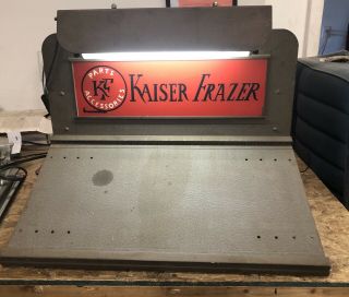 Vintage Kaiser Frazer Dealership Parts Department Parts Book Rack Jeep