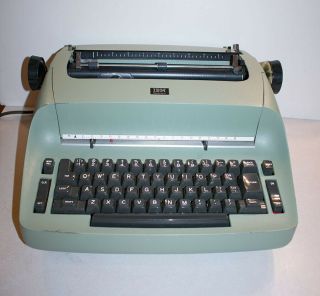 Ibm Selectric Model 72 Electric Typewriter Green Compact 1960 