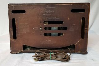 Vintage Silvertone AM/SW 7031A Radio (1941) RARE and COMPLETELY RESTORED 5