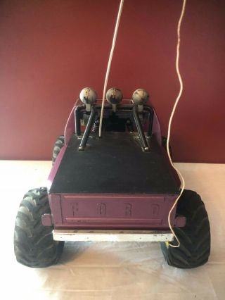 Vintage Tamiya Blackfoot 1/10 RC Truck w/Controller & Extra Body EUC Complete 8