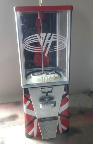 vintage Oak Vista 10c candy machine Van Halen Tribute theme (not Gumball) 2