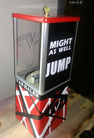 vintage Oak Vista 10c candy machine Van Halen Tribute theme (not Gumball) 6