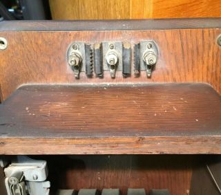 Antique/Vintage 1900 ' s Stromberg Carlson Tel.  Mfg.  Co.  Oak Wall Telephone 8