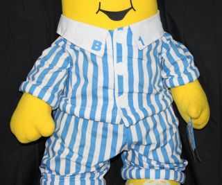 Vintage Huge Bananas in Pajamas Plush Stuffed Toy Pyjamas 33 