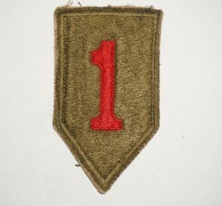 1st Infantry Division Patch D - Day Wwii Us Army P9325