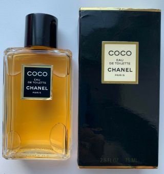 Chanel Coco 75 Ml Eau De Toilette 2.  5 Fl Oz Vintage