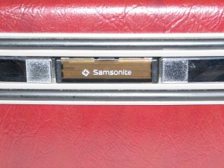 Vintage SAMSONITE SILHOUETTE TRAIN CASE Travel Luggage,  Key & Adjustable Mirror 4