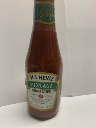6 X H.  J.  Heinz Vintage 1896 Ketchup Recipe Regular 14 Oz (84oz Total)