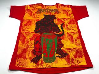 Santana 1999 World Tour Xl Panther Vintage Concert T - Shirt Men 