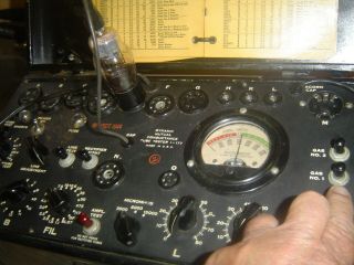 Vintage SIGNAL CORPS I - 177 Dynamic Mutual Conductance TUBE TESTER, 6