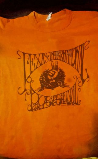 Rare 69 Led Zeppelin Janis Joplin Texas International Pop Festival Shirt